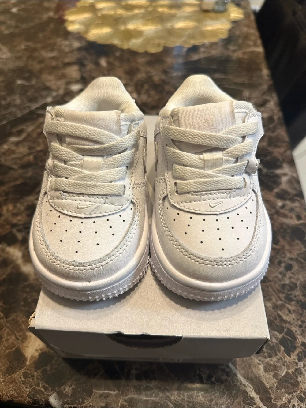 Nike Force 1 Low Easyon Kids' White Low-Top Sneakers